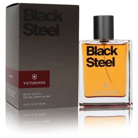 Victorinox black steel by Victorinox 3.4 oz Eau De Toilette Spray for Men