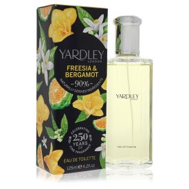 Yardley freesia & bergamot by Yardley london 4.2 oz Eau De Toilette Spray for Women