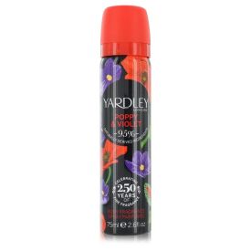 Yardley poppy & violet by Yardley london 2.6 oz Body Fragrance Spray for Women