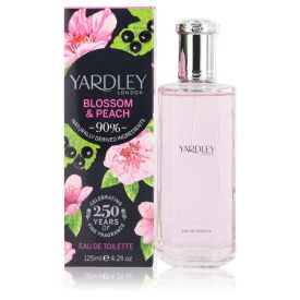 Yardley blossom & peach by Yardley london 4.2 oz Eau De Toilette Spray for Women