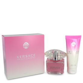 Bright crystal by Versace -- Gift Set  3 oz Eau De Toilette Spray + 3.4 oz Body Lotion for Women