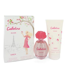 Cabotine rose by Parfums gres -- Gift Set  3.4 oz Eau De Toilette Spray + 6.7 oz Body Lotion for Women