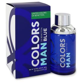 Colors de benetton blue by Benetton 3.4 oz Eau De Toilette Spray for Men