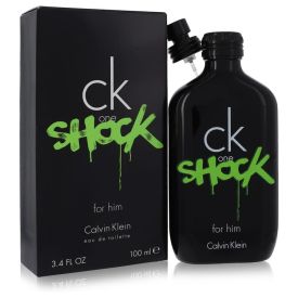 Ck one shock by Calvin klein 3.4 oz Eau De Toilette Spray for Men