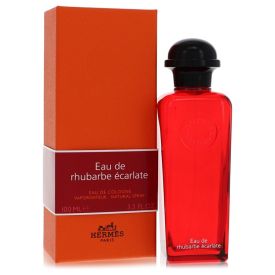 Eau de rhubarbe ecarlate by Hermes 3.3 oz Eau De Cologne Spray for Men