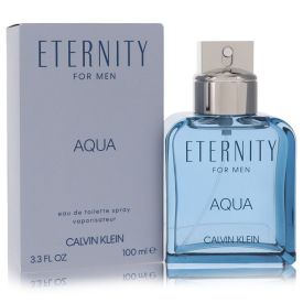 Eternity aqua by Calvin klein 3.4 oz Eau De Toilette Spray for Men