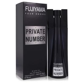 Fujiyama private number by Succes de paris 3.3 oz Eau De Toilette Spray for Men