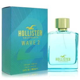 Hollister wave 2 by Hollister 3.4 oz Eau De Toilette Spray for Men