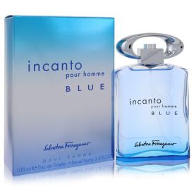 Incanto blue by Salvatore ferragamo 3.4 oz Eau De Toilette Spray for Men