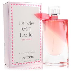 La vie est belle en rose by Lancome 3.4 oz L'eau De Toilette Spray for Women