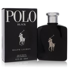 Polo black by Ralph lauren 4.2 oz Eau De Toilette Spray for Men