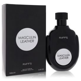 Masculin leather by Riiffs 3.4 oz Eau De Parfum Spray for Men