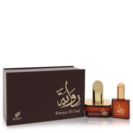 Riwayat el oud by Afnan 1.7 oz Eau De Parfum Spray + Free .67 oz Travel EDP Spray for Women