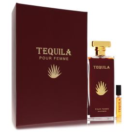 Tequila pour femme red by Tequila perfumes 3.3 oz Eau De Parfum Spray + Free .17 oz Mini EDP Spray for Women
