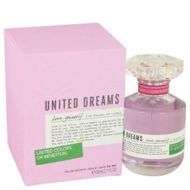 United dreams love yourself by Benetton 2.7 oz Eau De Toilette Spray for Women