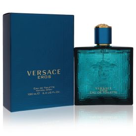 Versace eros by Versace 3.4 oz Eau De Toilette Spray for Men