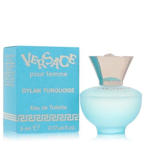 Versace Dylan Turquoise Eau De Toilette Spray 1.7 oz & Body Gel 1.7 oz &  Shower Gel 1.7 oz